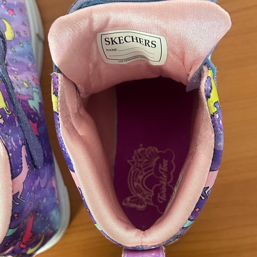 Skechers Kids' Purple Unicorn Sneakers - Picture 10 of 16